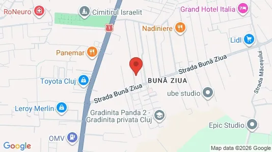 Apartments for rent i Cluj-Napoca - kort over placeringen