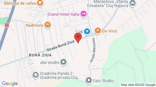 Apartments for rent i Cluj-Napoca - kort over placeringen