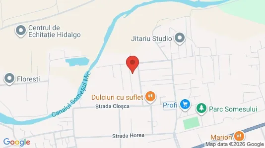 Apartments for rent i Floreşti - kort over placeringen