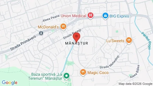 Apartments for rent i Cluj-Napoca - kort over placeringen
