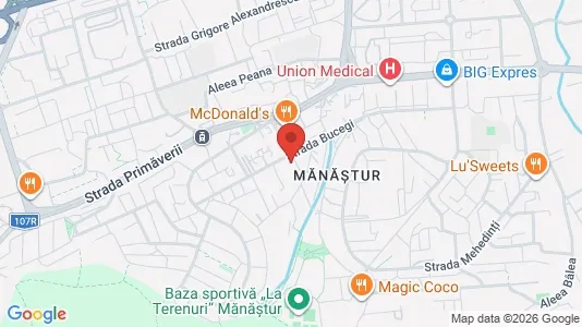 Apartments for rent i Cluj-Napoca - kort over placeringen