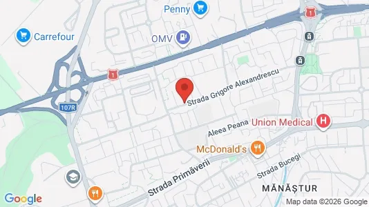 Apartments for rent i Cluj-Napoca - kort over placeringen