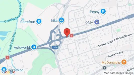 Apartments for rent i Cluj-Napoca - kort over placeringen