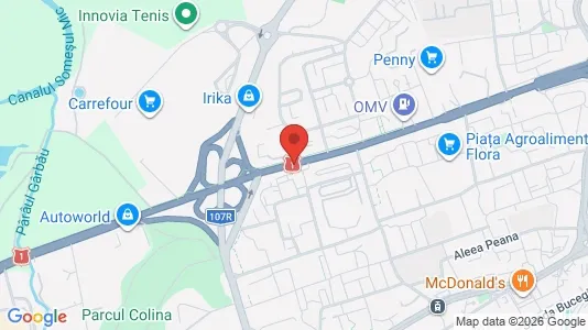 Apartments for rent i Cluj-Napoca - kort over placeringen