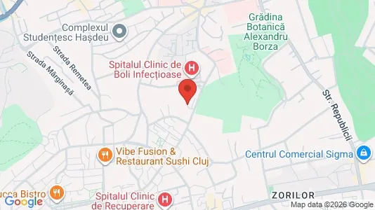 Apartments for rent i Cluj-Napoca - kort over placeringen