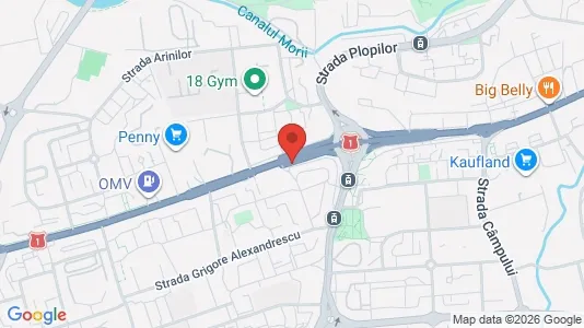 Apartments for rent i Cluj-Napoca - kort over placeringen