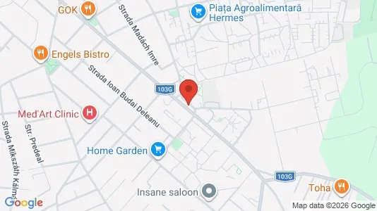 Apartments for rent i Cluj-Napoca - kort over placeringen