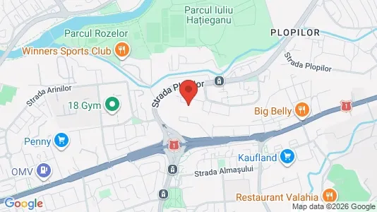 Apartments for rent i Cluj-Napoca - kort over placeringen