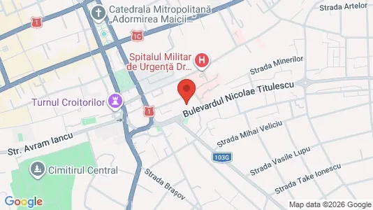 Apartments for rent i Cluj-Napoca - kort over placeringen