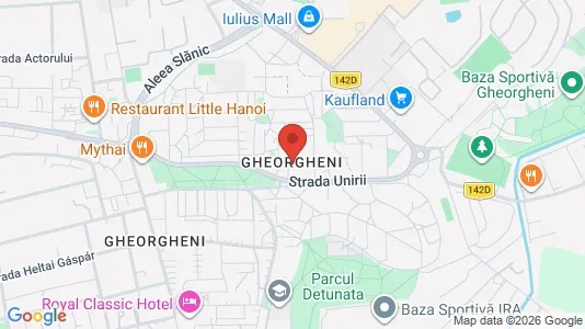 Apartments for rent i Cluj-Napoca - kort over placeringen