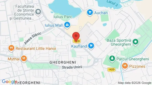 Apartments for rent i Cluj-Napoca - kort over placeringen