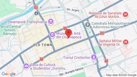 Apartments for rent i Cluj-Napoca - kort over placeringen