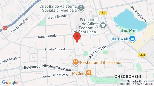 Apartments for rent i Cluj-Napoca - kort over placeringen