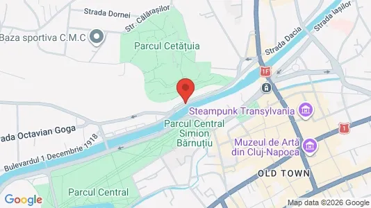 Apartments for rent i Cluj-Napoca - kort over placeringen
