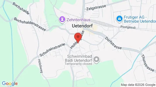 Apartments for rent i Thun - kort over placeringen