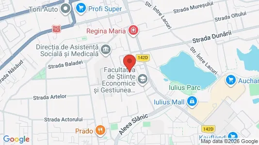 Apartments for rent i Cluj-Napoca - kort over placeringen