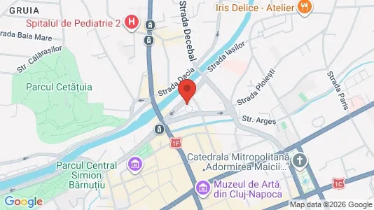 Apartments for rent i Cluj-Napoca - kort over placeringen