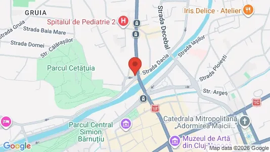 Apartments for rent i Cluj-Napoca - kort over placeringen