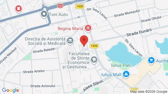 Apartments for rent i Cluj-Napoca - kort over placeringen