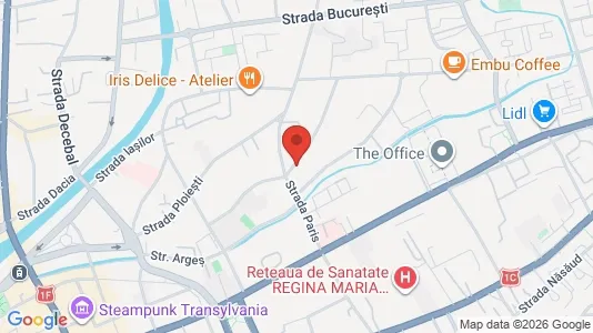 Apartments for rent i Cluj-Napoca - kort over placeringen