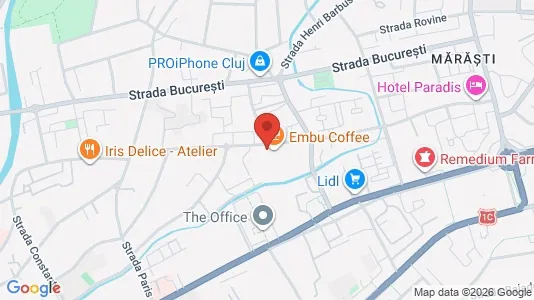 Apartments for rent i Cluj-Napoca - kort over placeringen