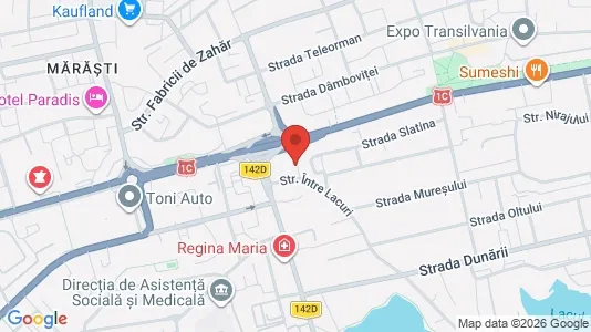 Apartments for rent i Cluj-Napoca - kort over placeringen