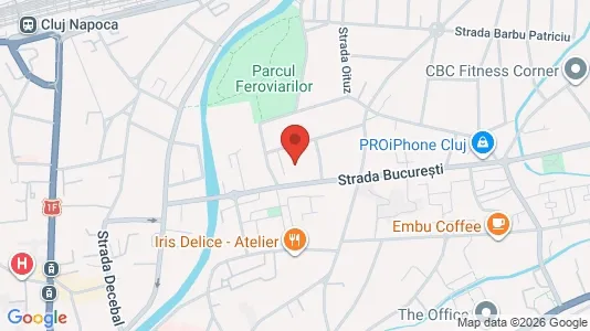 Apartments for rent i Cluj-Napoca - kort over placeringen