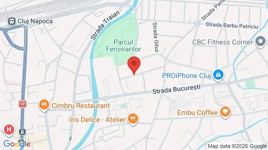 Apartments for rent i Cluj-Napoca - kort over placeringen