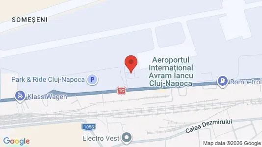 Apartments for rent i Cluj-Napoca - kort over placeringen