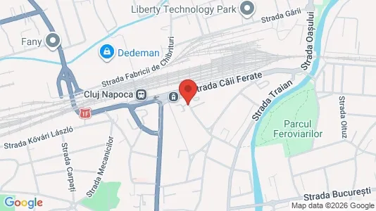 Apartments for rent i Cluj-Napoca - kort over placeringen