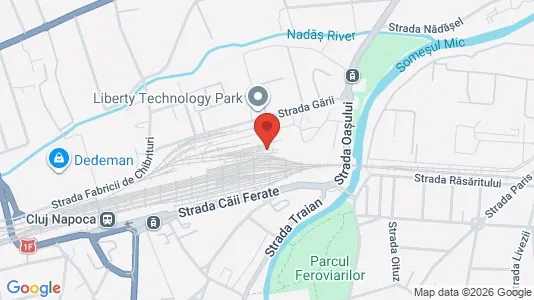 Apartments for rent i Cluj-Napoca - kort over placeringen