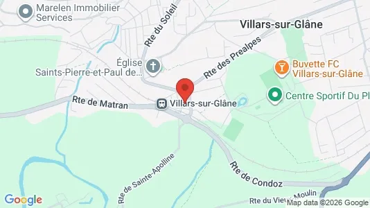 Apartments for rent i Saane - kort over placeringen