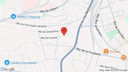 Apartments for rent i Saane - kort over placeringen
