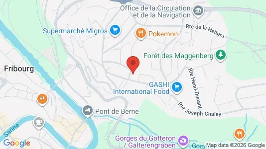Apartments for rent i Saane - kort over placeringen