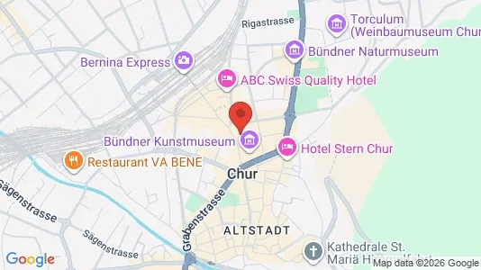 Apartments for rent i Plessur - kort over placeringen