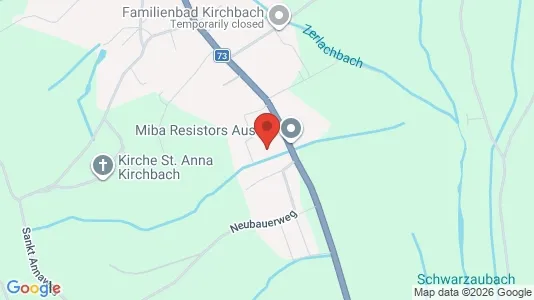 Apartments for rent i Kirchbach-Zerlach - kort over placeringen