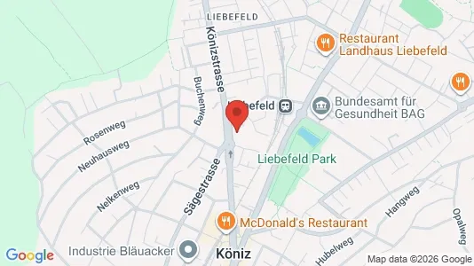 Apartments for rent i Bern-Mittelland - kort over placeringen