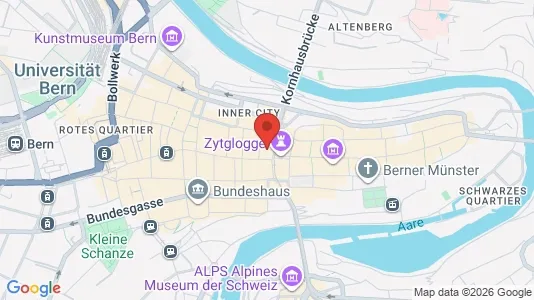 Apartments for rent i Bern-Mittelland - kort over placeringen