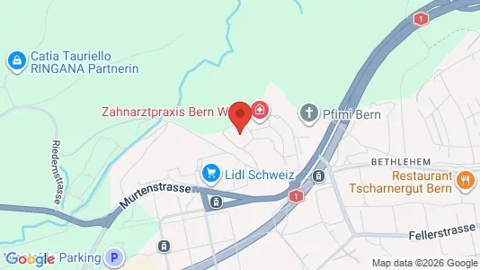 Apartments for rent i Bern-Mittelland - kort over placeringen