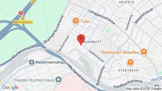 Apartments for rent i Bern-Mittelland - kort over placeringen