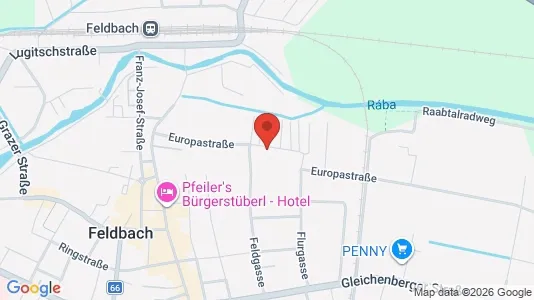 Apartments for rent i Edelsbach bei Feldbach - kort over placeringen