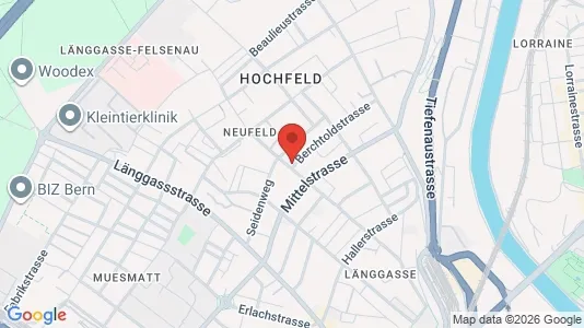 Apartments for rent i Bern-Mittelland - kort over placeringen
