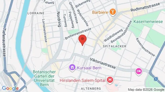 Apartments for rent i Bern-Mittelland - kort over placeringen