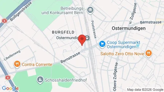 Apartments for rent i Bern-Mittelland - kort over placeringen
