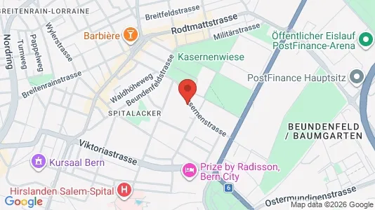 Apartments for rent i Bern-Mittelland - kort over placeringen