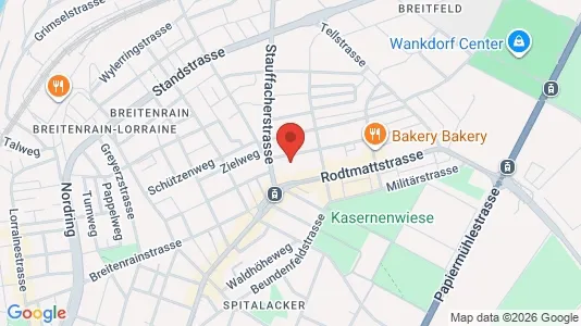 Apartments for rent i Bern-Mittelland - kort over placeringen