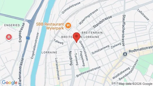 Apartments for rent i Bern-Mittelland - kort over placeringen