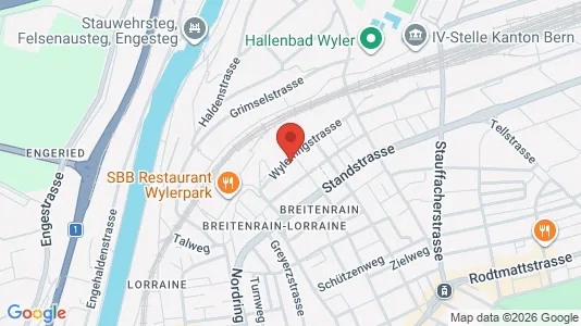 Apartments for rent i Bern-Mittelland - kort over placeringen