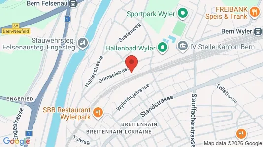 Apartments for rent i Bern-Mittelland - kort over placeringen