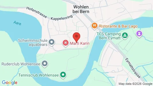 Apartments for rent i Bern-Mittelland - kort over placeringen